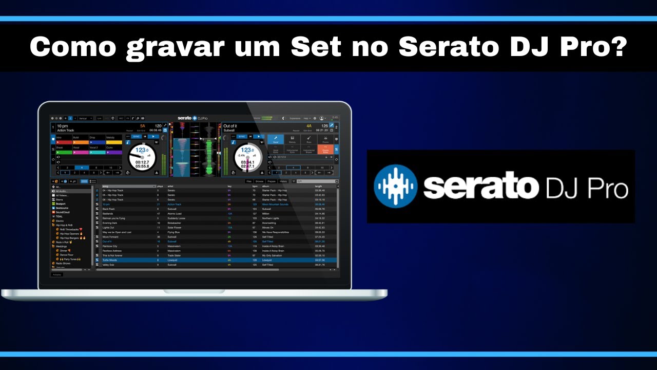 Como gravar um Set no Serato DJ Pro