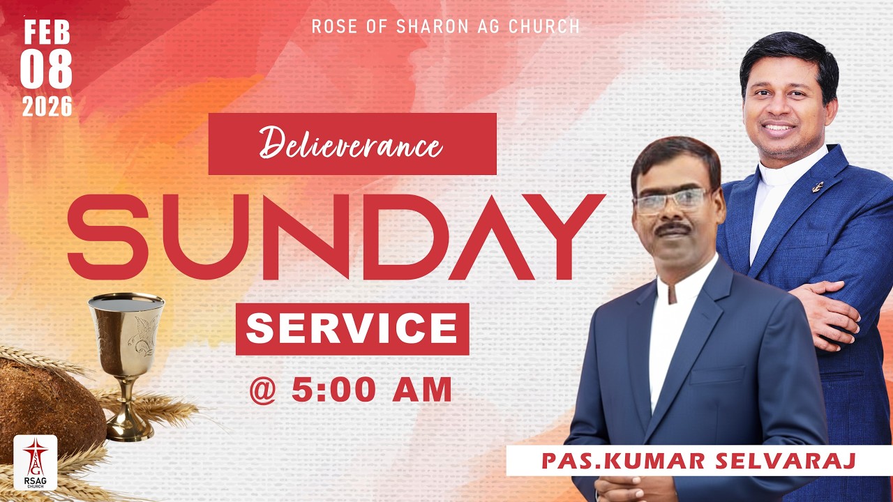 🔴#RSAGlive | COMMUNION SUNDAY SERVICE | 5 AM | REV.C.#rufuscliffvictor | #priyarufus | #charlesaaron