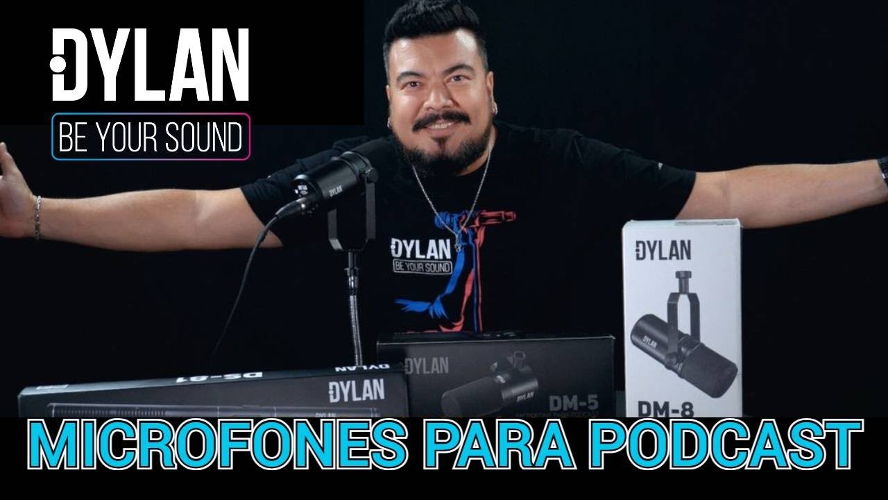 MELHORES MICROFONES PARA PODCAST! LINHA DYLAN!
