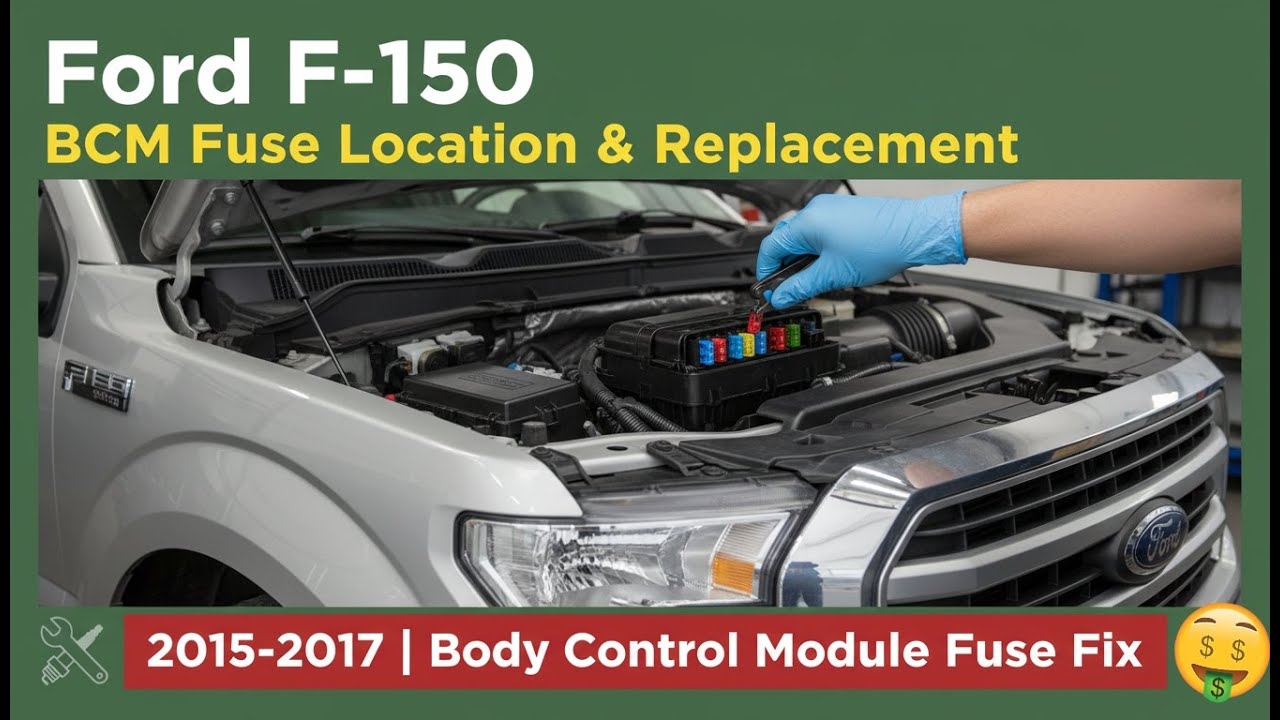 Ford F-150 BCM Fuse Location & Replacement (2015-2017) | Body Control Module Fuse Fix