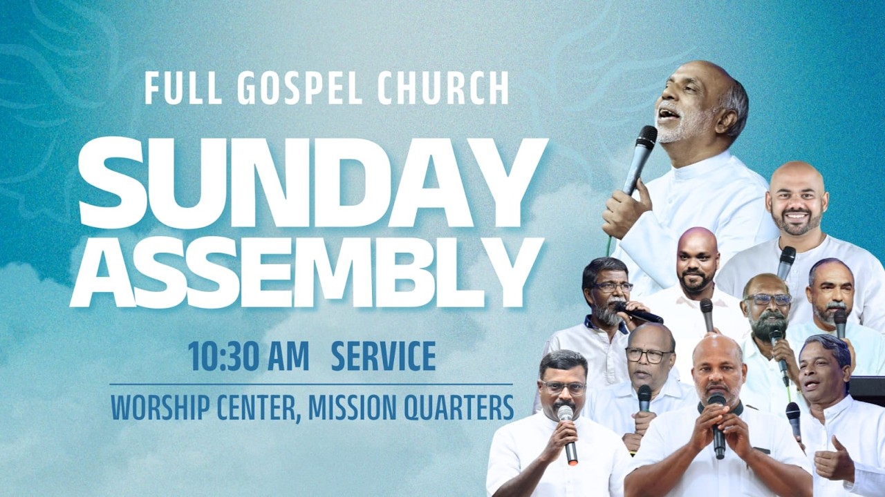 08/02/2026 | 10.30 AM | Sunday Live | Full Gospel Church | Worship Center Thrissur