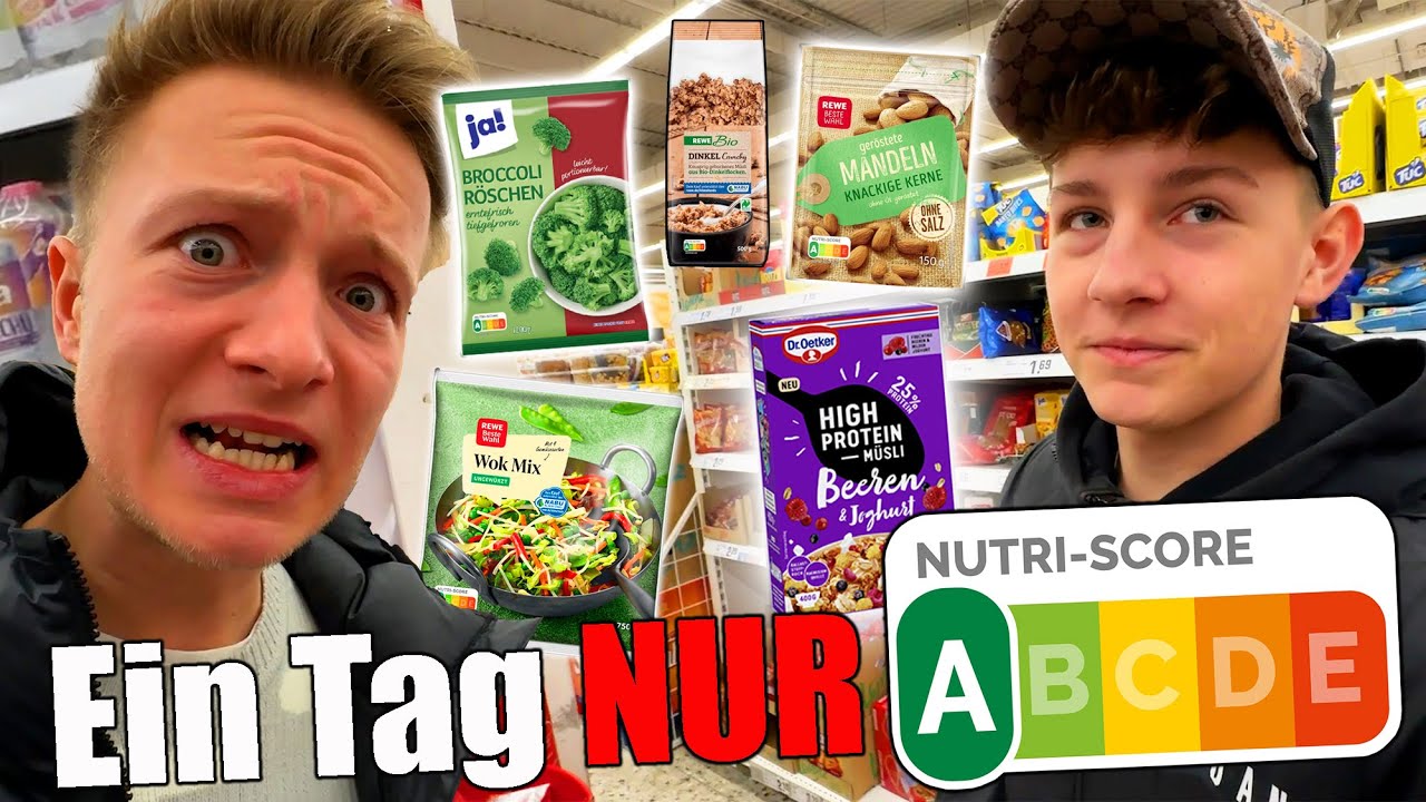 Ein Tag NUR Nutri-Score A essen 🥦🍕 TipTapTube