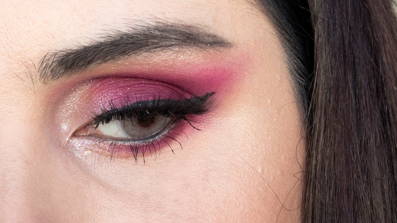 MAQUILLAJE PARA OJOS HUNDIDOS|| AHUMADO ROSA|| Lidia Martinez