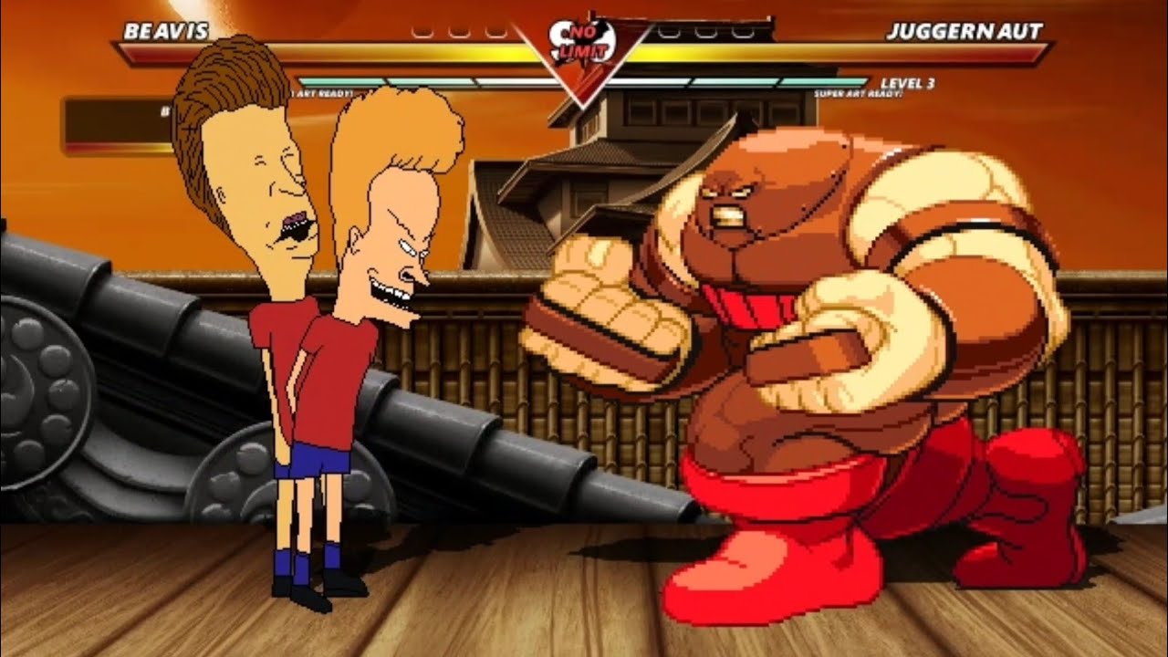 BEAVIS & BUTT-HEAD vs JUGGERNAUT - The highest level of exciting fight !