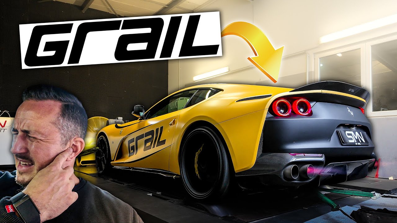 F1 Sound ! GRAIL Ferrari 812 Superfast zerstört Leistungsprüfstand! | Franz Simon Motorsport