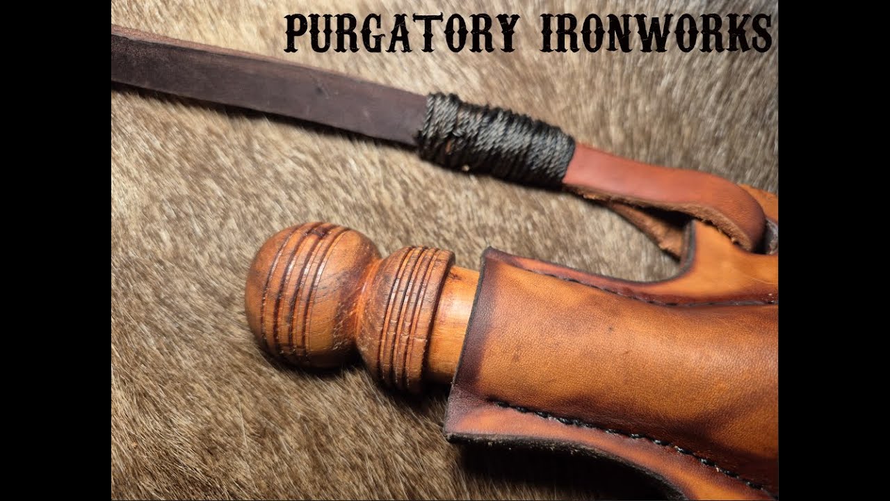 Patreon Appreciation - Making a Leather Canteen 2/4 - Turning the Top