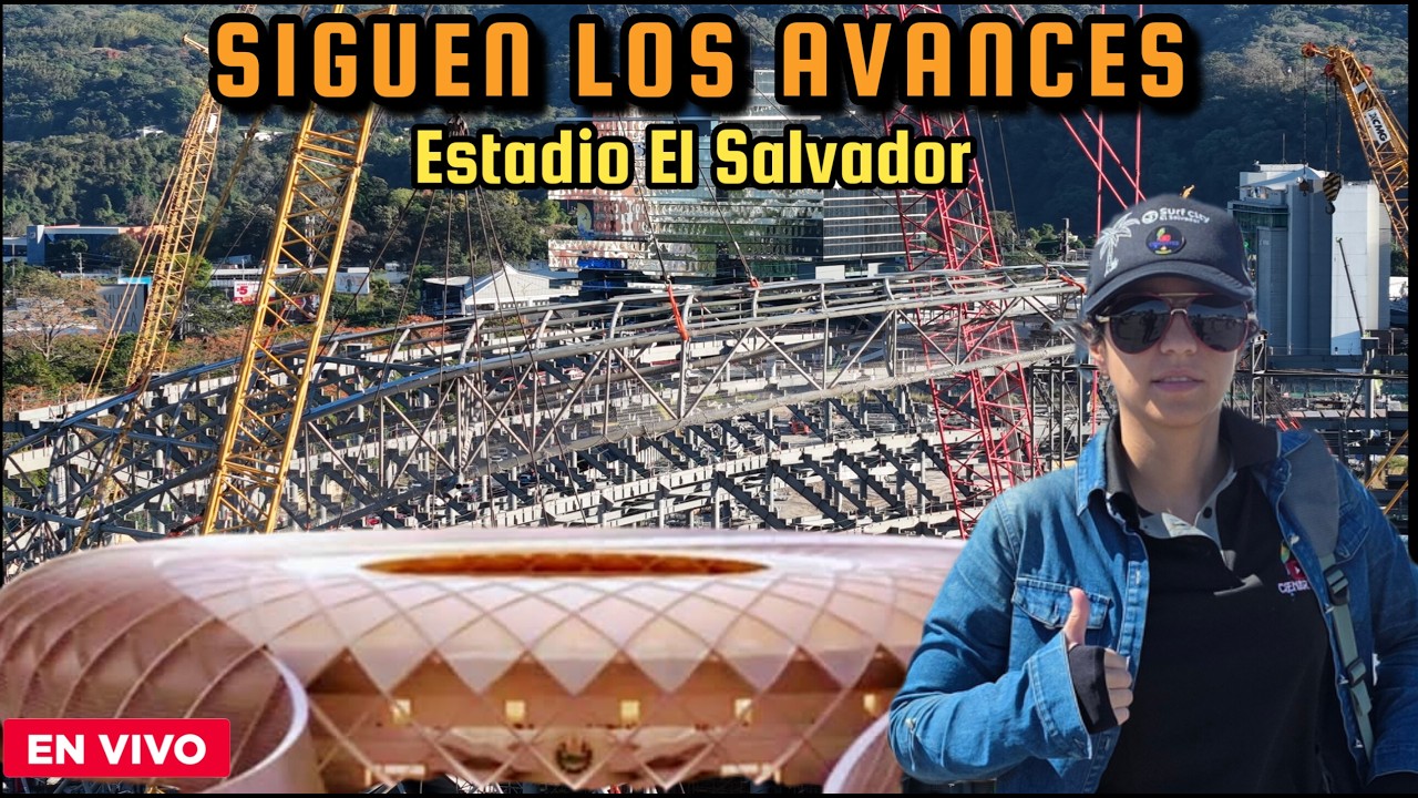 Tienes que ver avances en Nuevo Estadio #elsalvador  #2026  #envivo #mavic4pro