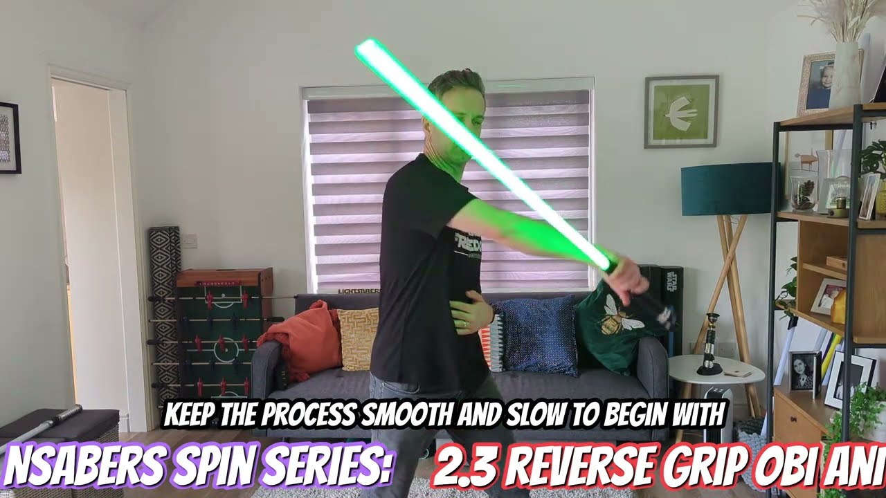 Nsabers spin series: 2.3 Reverse Grip Obi Ani
