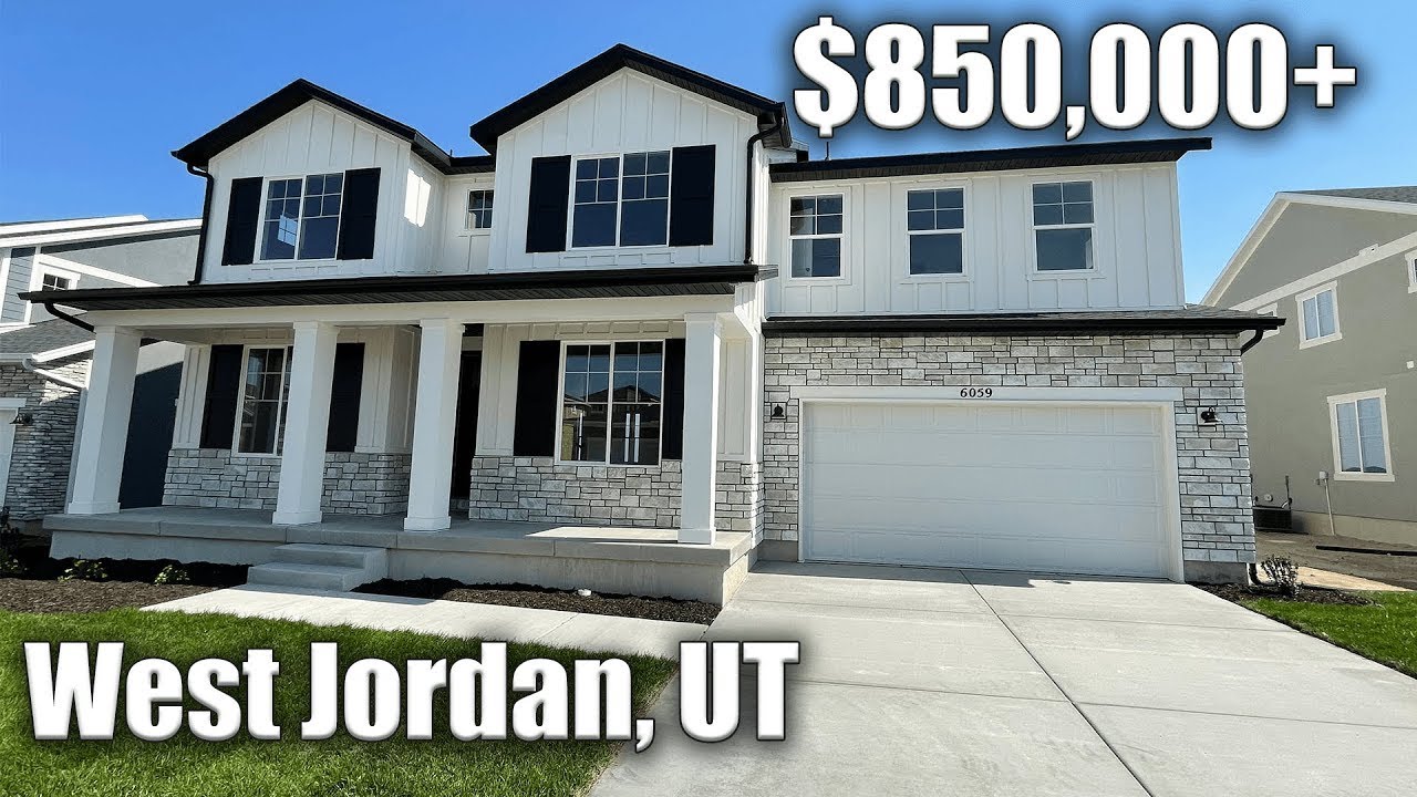 West Jordan, Utah Home Tour | New Construction | 5,124 Square Feet | 4 Bedrooms, 3 Bathrooms