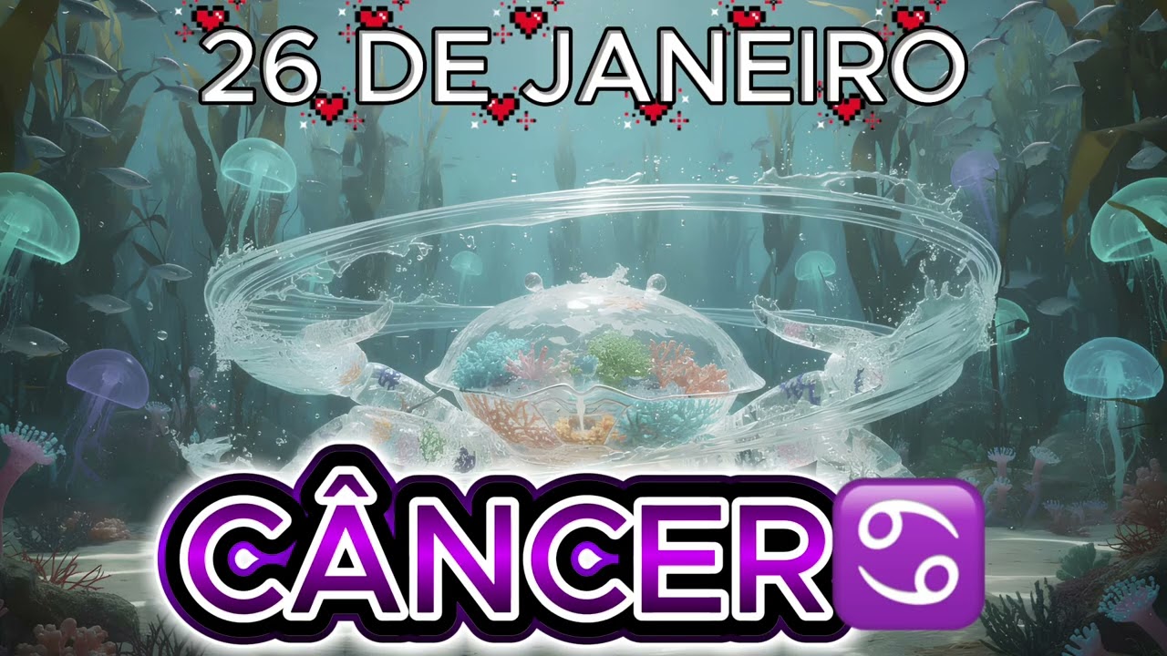 ♋✨CÂNCER 26 de Janeiro 2026: Virada de Chave no Amor, Trabalho e Dinheiro