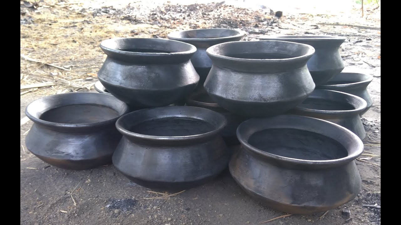 Philippine Traditional Black Claypot Making For Cooking - Palayok Itim