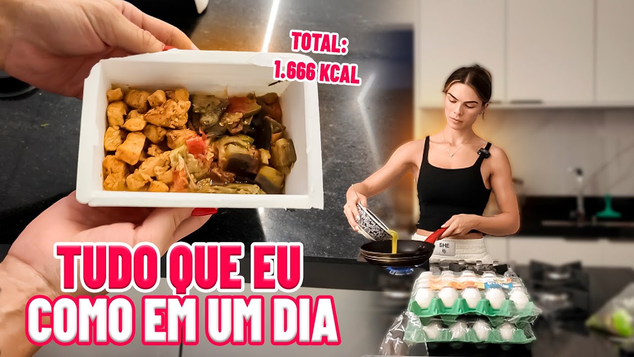 DIETA PARA GANHO DE MASSA MUSCULAR | TUDO QUE EU COMO EM UM DIA