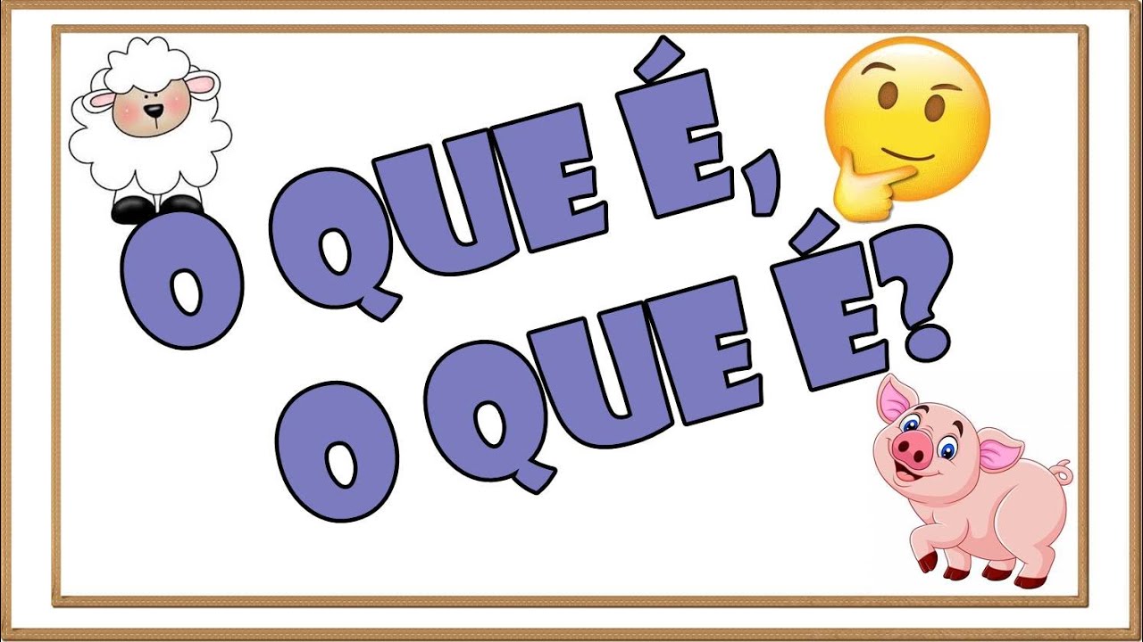 O que é, o que é? Adivinhas dos Animais 🐶🐷🐥🐴 || Muito divertido 🤣 ||  Vamos brincar? 🤩 #2