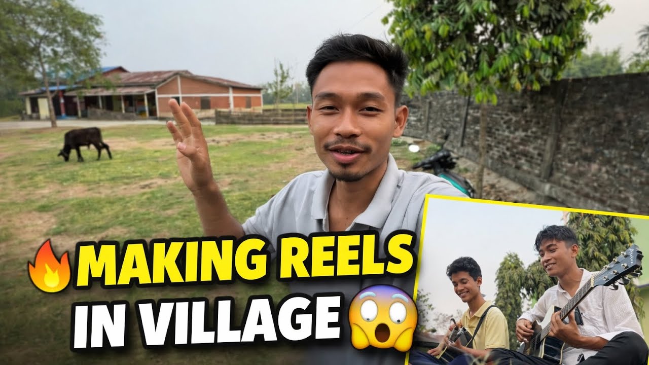 &ldquo;Behind The Scenes of Our Reels | Funny Village Vlog&rdquo;