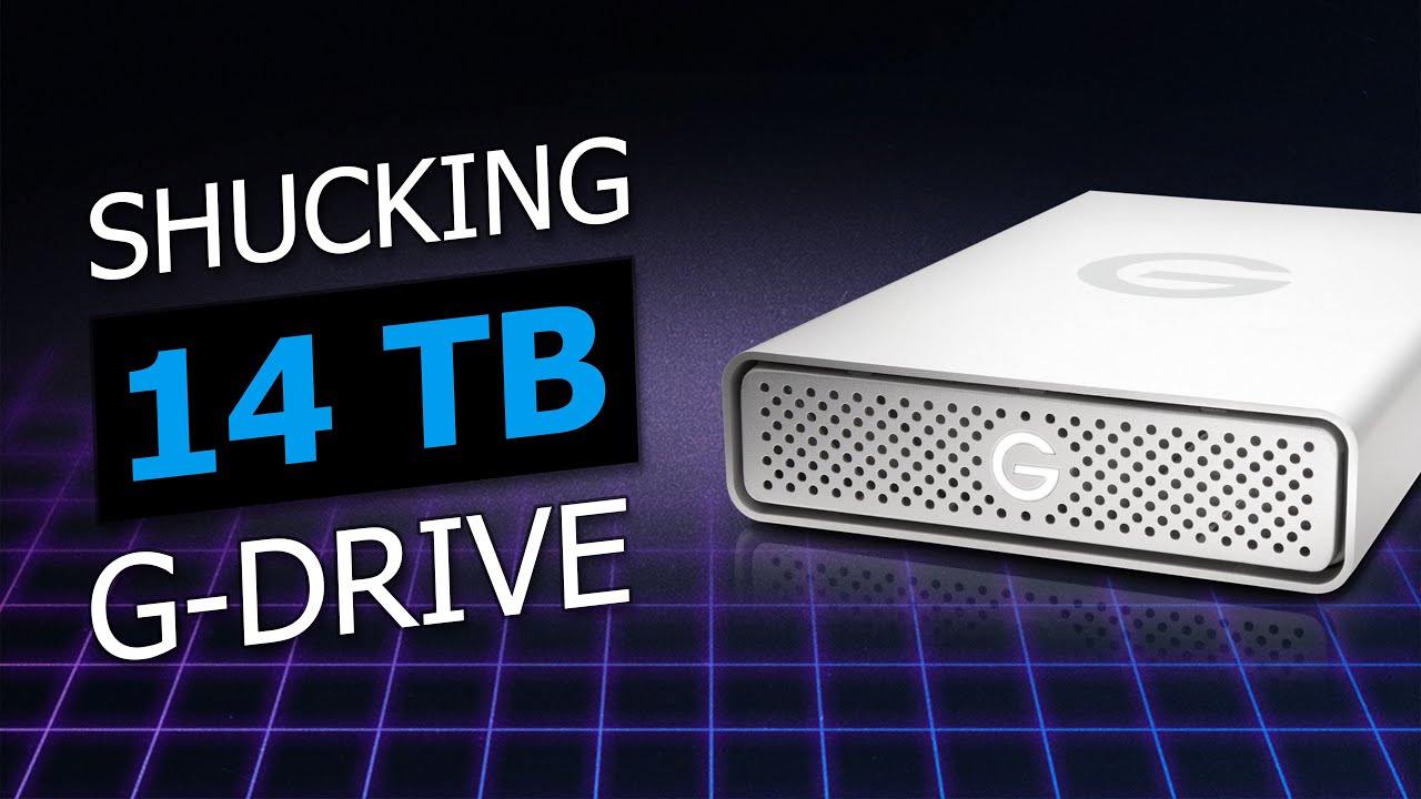 Shucking a 14TB G-DRIVE External Drive