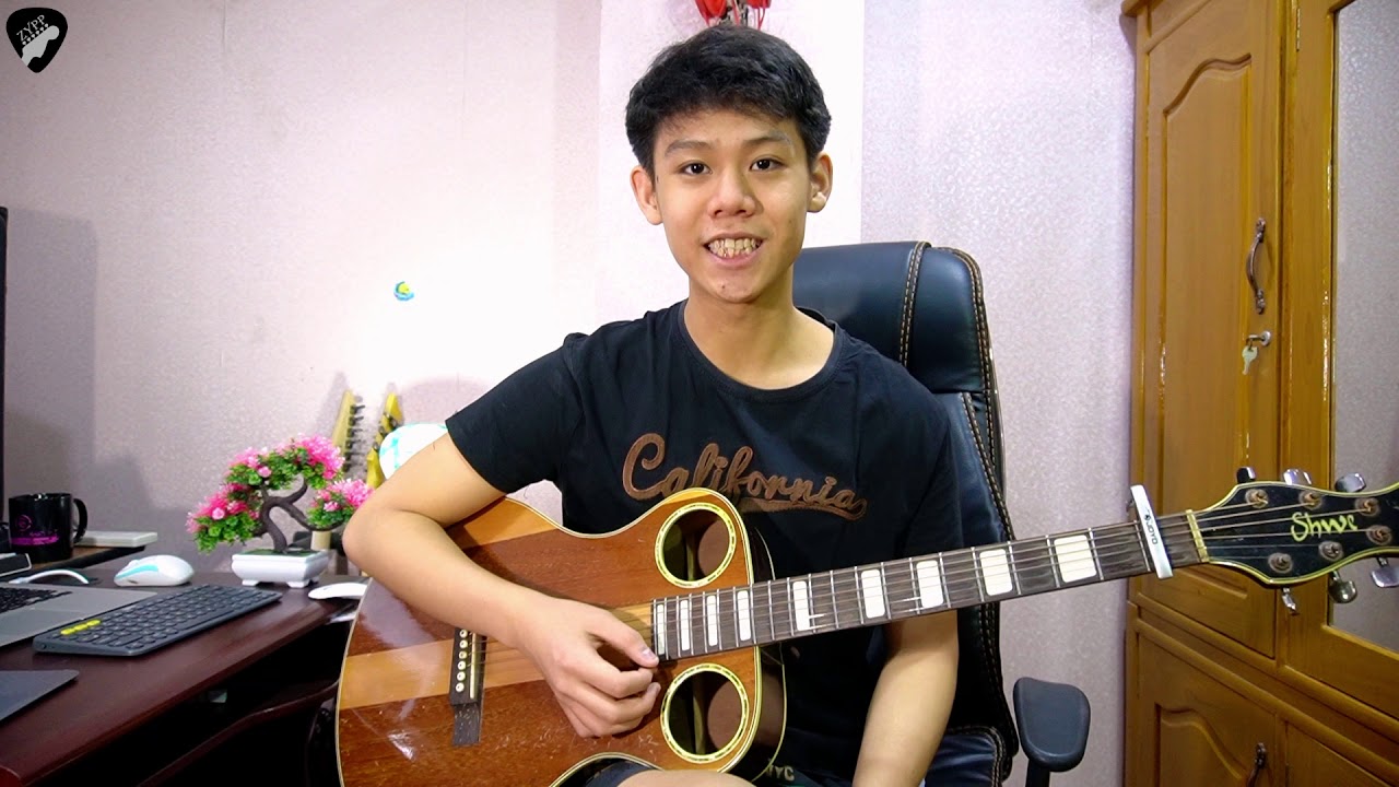 ခင်မောင်တိုး - ခွန်အားဖြည့်မိငယ်​ (ဂစ်တာတီးနည်း)