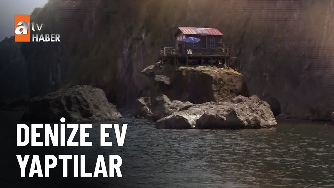 Denizdeki kayanın üstüne ev yaptılar - atv Ana Haber 16 Ağustos 2023