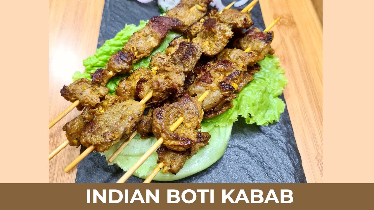 Indian Style Boti Kabab | Mutton Kabab | Mouth-watering Boti Kabab recipe| Famous Boti Kabab #kebabs