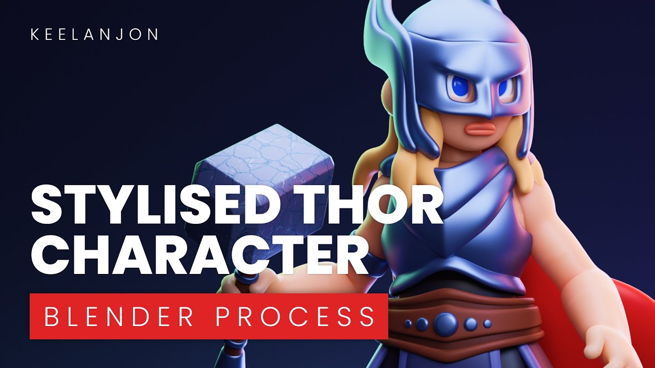 Blender - Stylized Character Modeling - Jane Foster Thor Character Creation