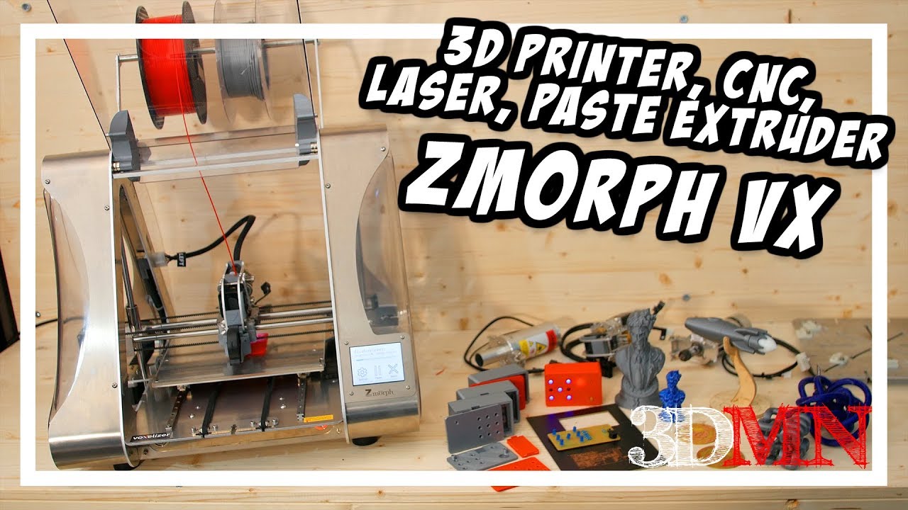 Zmorph VX 3D Printer Review - A Full On, All-In-One  Prototyping Machine