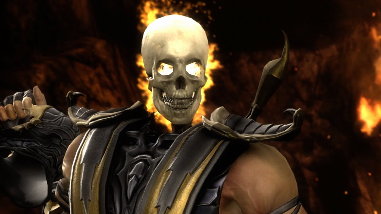 Playing Mortal Kombat 9 story mode 3/16
