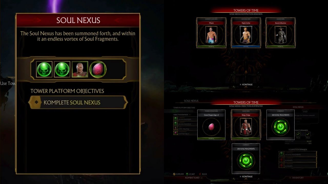 MK11 - Summoned Towers : SOUL NEXUS (Ritual Candle Tower Key)