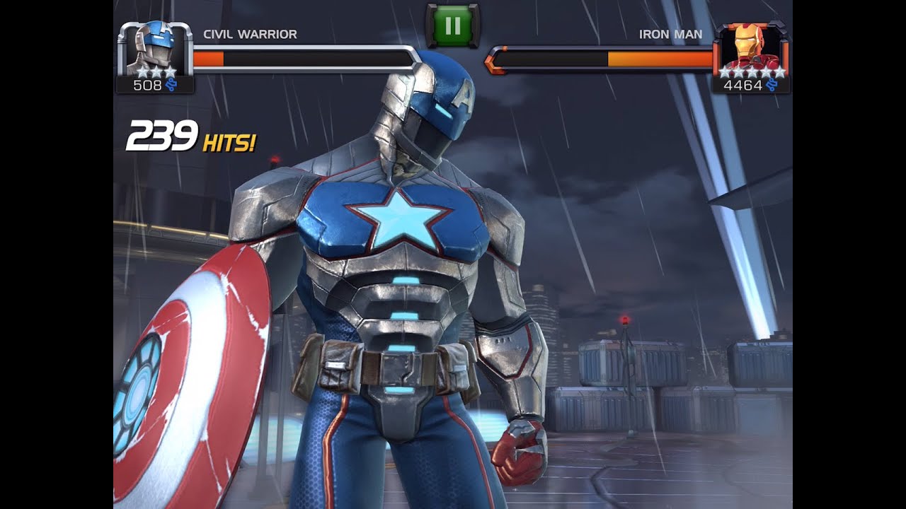 Civil Warrior Unboxing and Battle vs. Iron Man | Marvel Contest of Champions