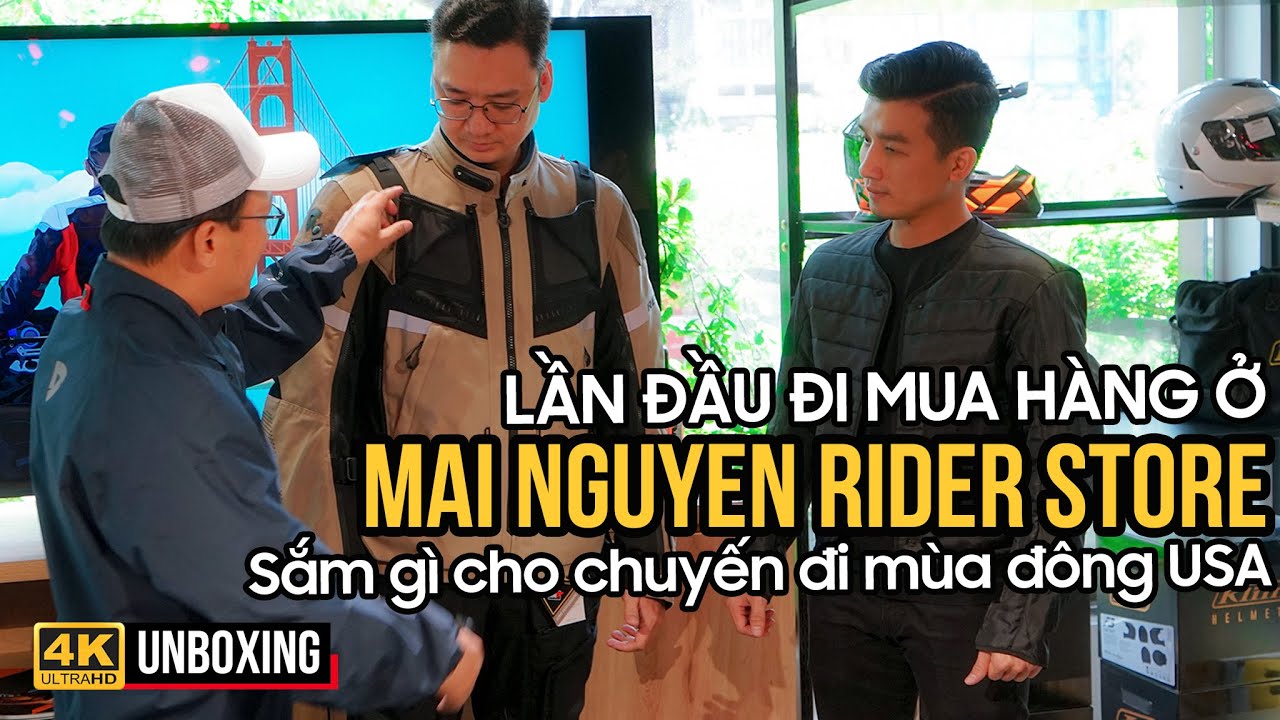 LẦN ĐẦU MUA HÀNG Ở MAI NGUYEN RIDER STORE: REVIEW ÁO REV'IT DEFENDER 3 GTX, MUA GĂNG TAY GẦN 10TRIỆU