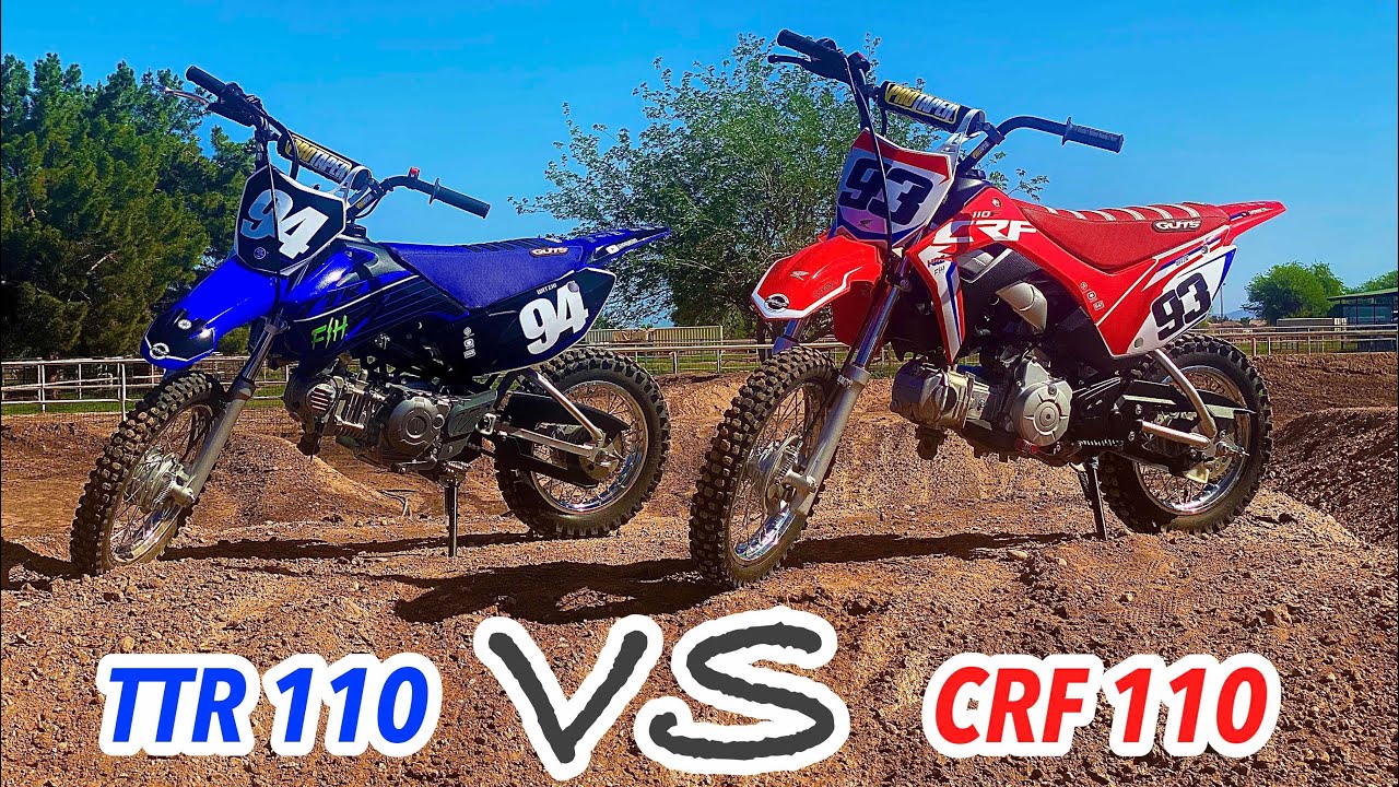 2021 TTR 110 против CRF 110