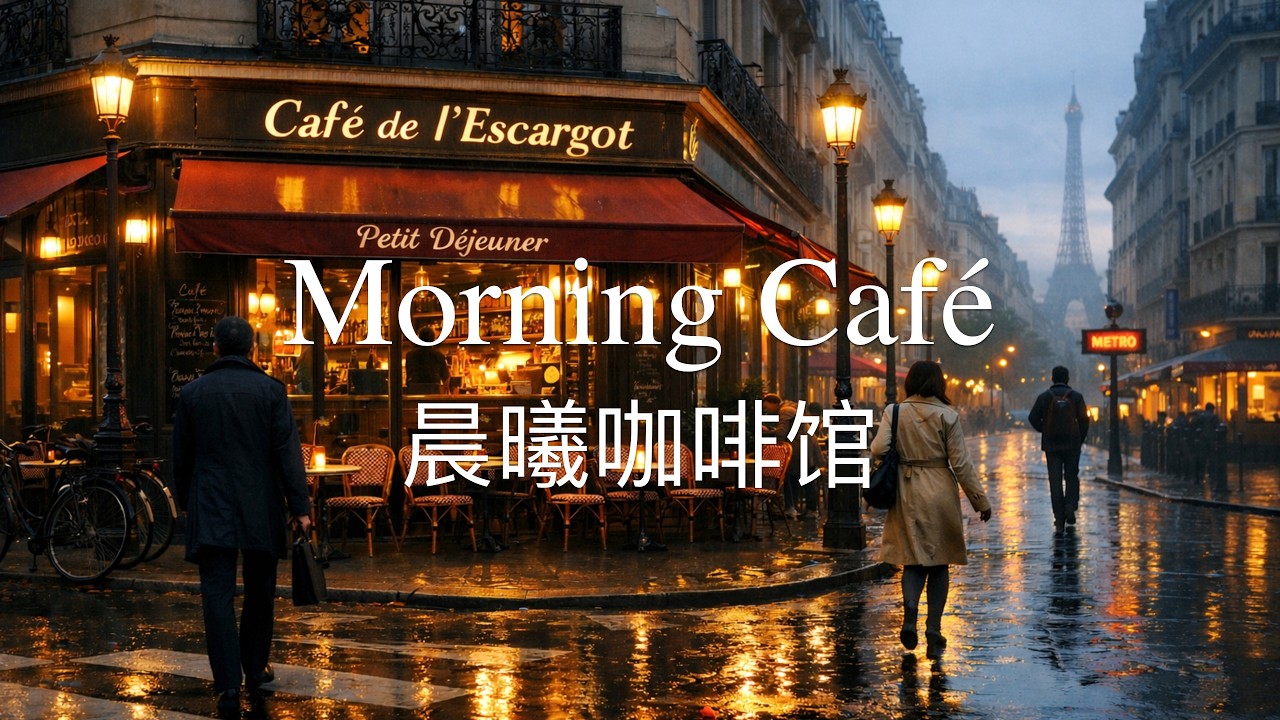 1 Hour Relaxing Morning Cafe Music - No Ads - Background Music for Work & Study
