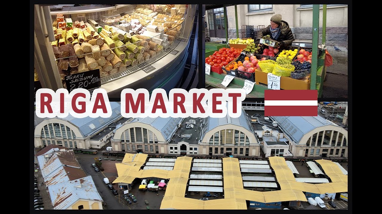 Riga Central Market - AVRUPANIN EN BÜYÜĞÜ !!!