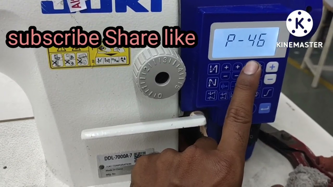 Juki ddl-7000a password lock kese lgaye !! How to lock password juki ddl-7000a