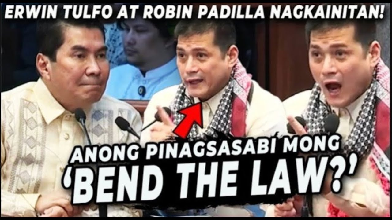 🔴 ERWIN TULFO at ROBIN PADILLA NAGKAINITAN sa SENADO!!! | Jevara PH