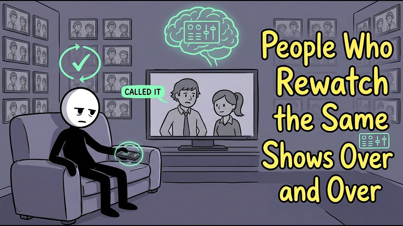 The Psychology of People Who Rewatch the Same Shows Over and Over