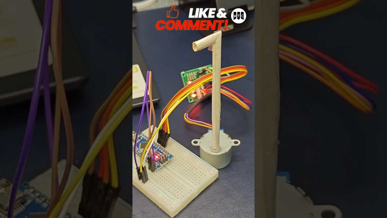 28BYJ-48 Stepper Motor CW & CCW with Arduino cheep Stepper motor #stepper #motor #fun
