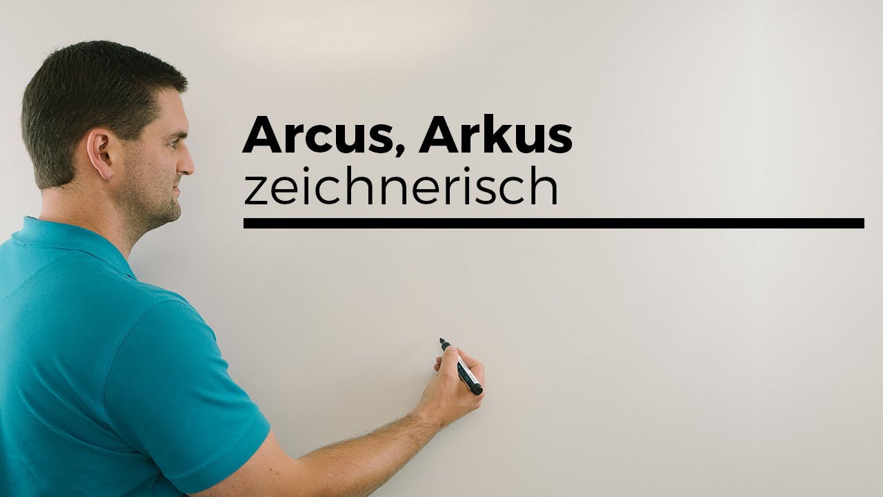 Arcus, Arkus, zeichnerisch, etwas verrutscht :D, Trigonometrische Funktionen | Mathe by Daniel Jung