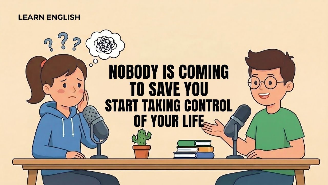 Nobody Is Coming to Save You | Start Taking Control of Your Life (English Learning Podcast) 