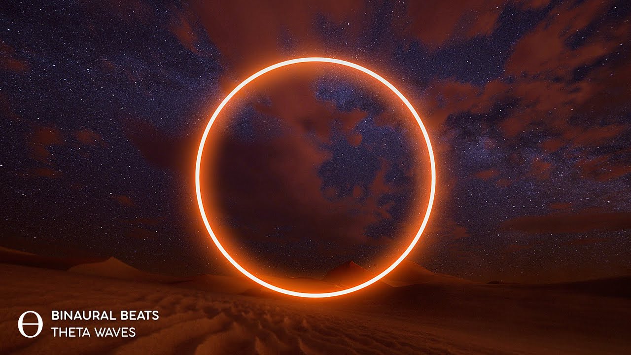 INSOMNIA HEALING [ 7.83Hz Deep Theta ] “Drifting Dunes” Binaural Beats Sleep Music