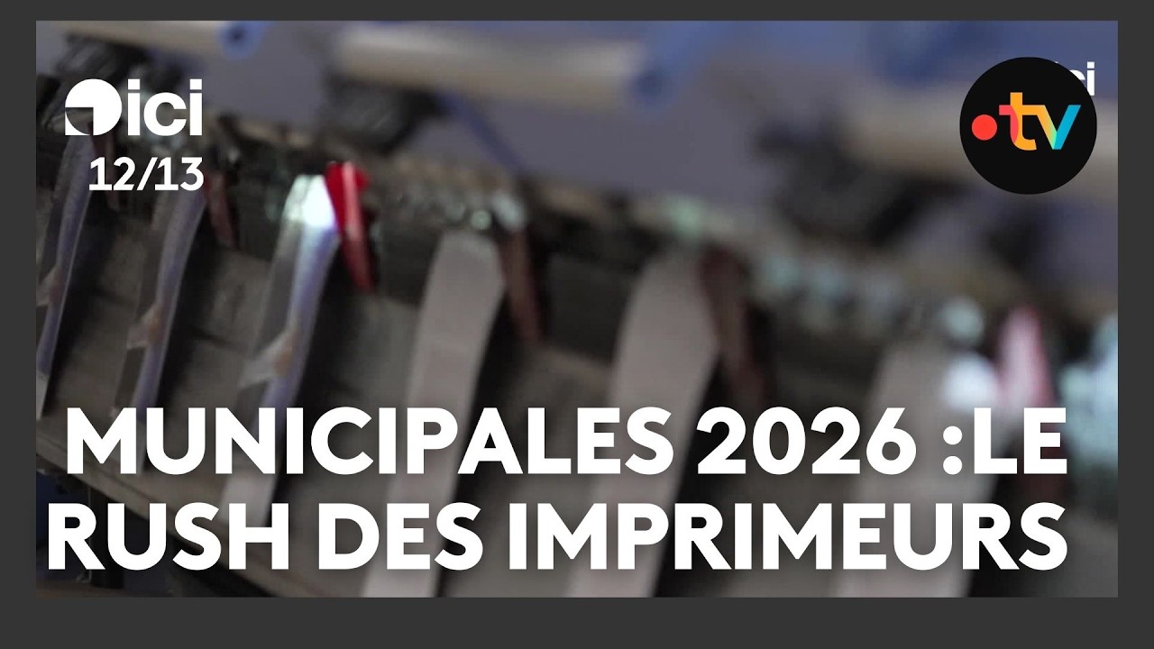 Le grand rush des imprimeurs à l'approche des élections municipales