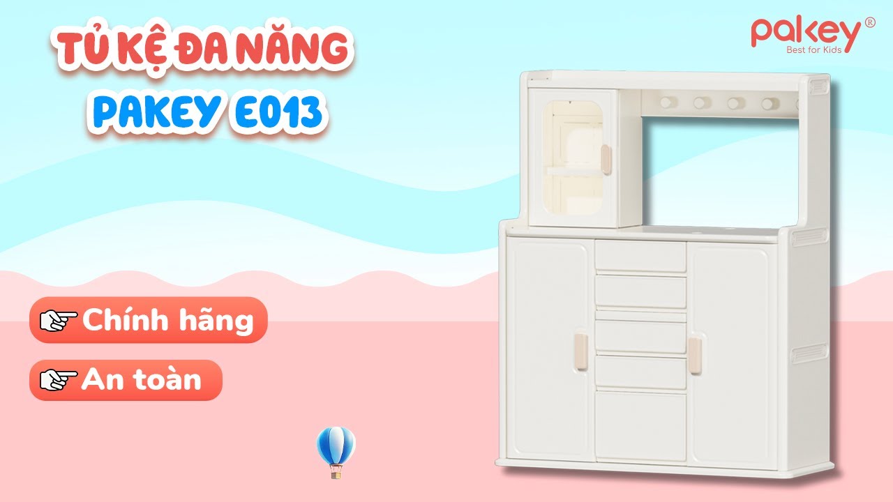Giới thiệu tủ kệ đa năng Pakey E013