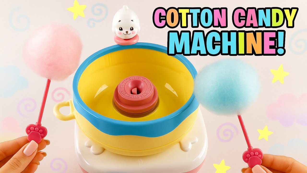 🍭 Cotton Candy Maker Playset Unboxing | Satisfying ASMR  |  Review TOY
