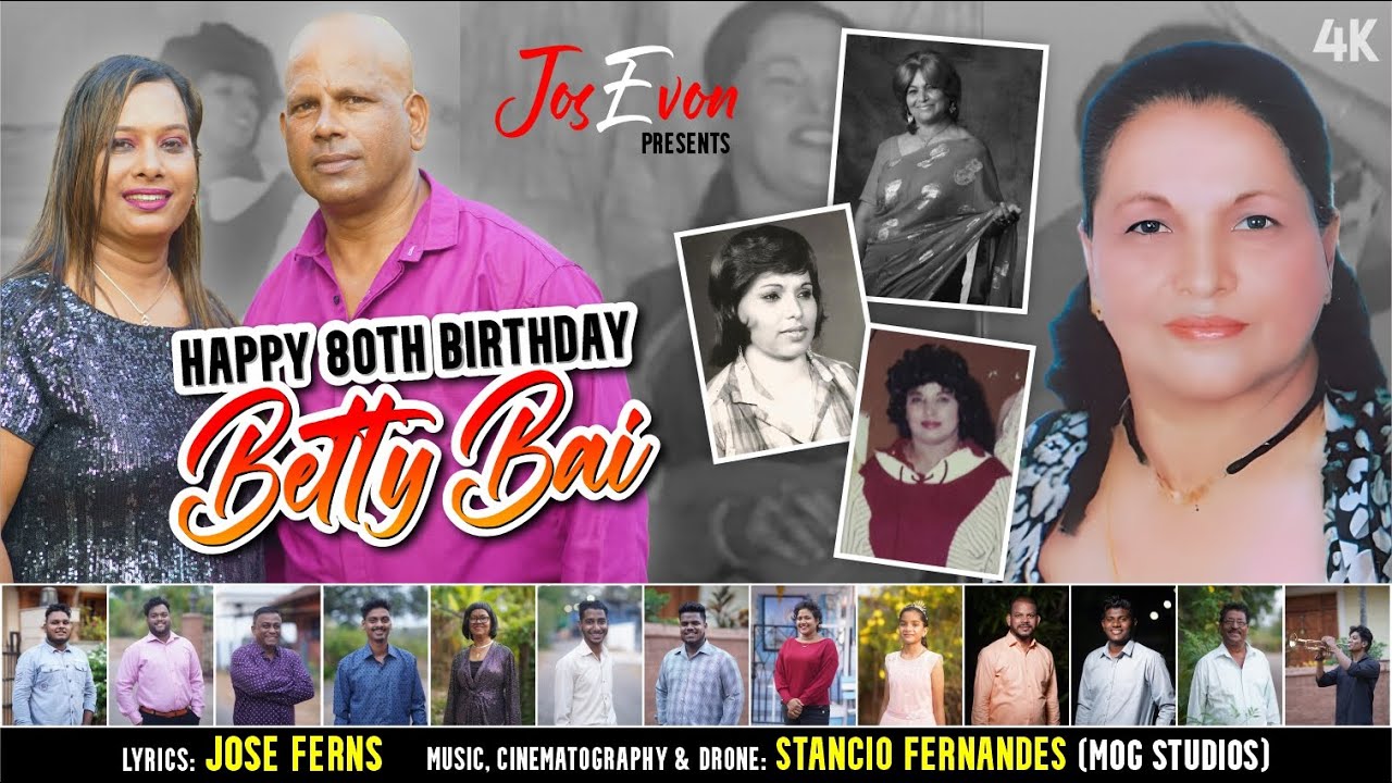 HAPPY 80TH BIRTHDAY BETTY BAI I JOSEVON I MOG STUDIOS