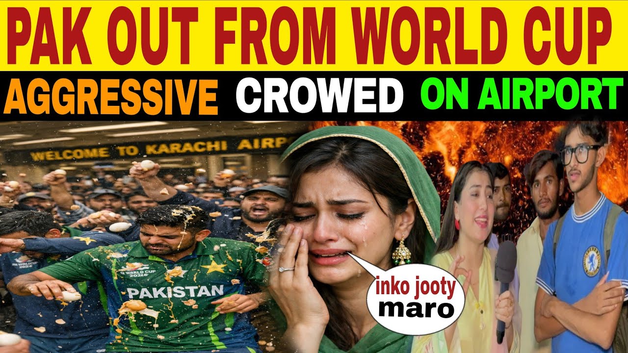 SHAME ON 😭 PAK CRICKET TEAM OUT FROM WORLD CUP 😭 | PAK PUBLIC ANGRY 😡 AND SHOUTING 
