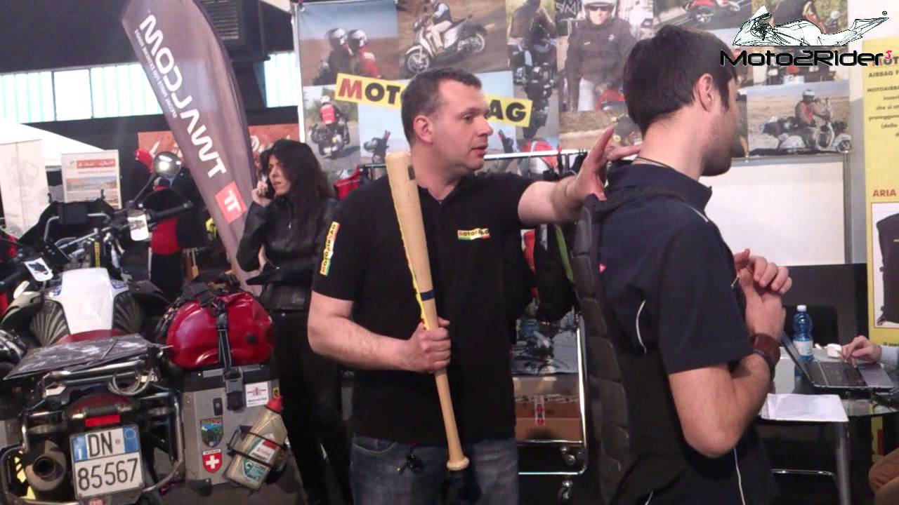 Dimostrazione pratica gilet MOTOAIRBAG