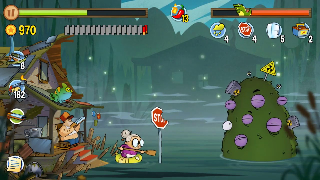 Swamp Attack - Episode 6. Level 24 Gameplay Android walkthrough