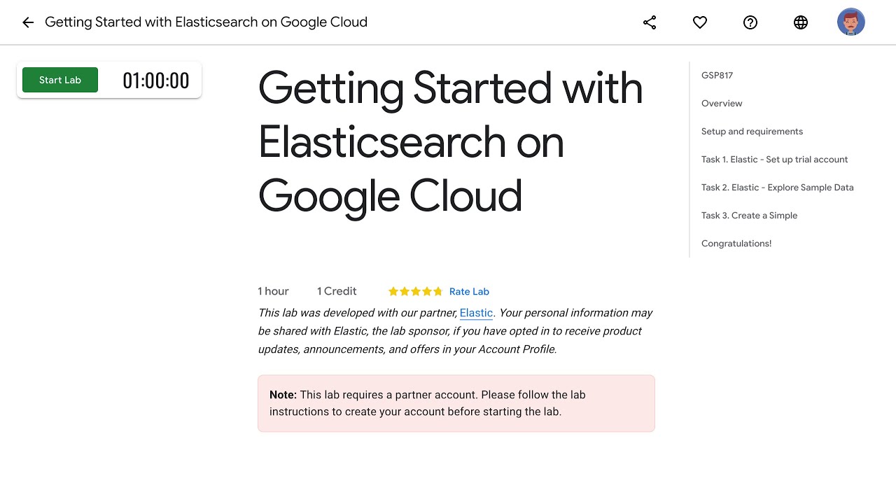 Getting Started with Elasticsearch on Google Cloud GSP817