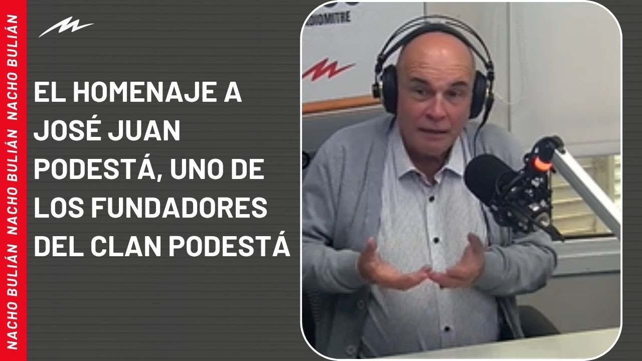 Eduardo Lazzari: y el homenaje a José Juan Podestá, uno de los fundadores del clan Podestá