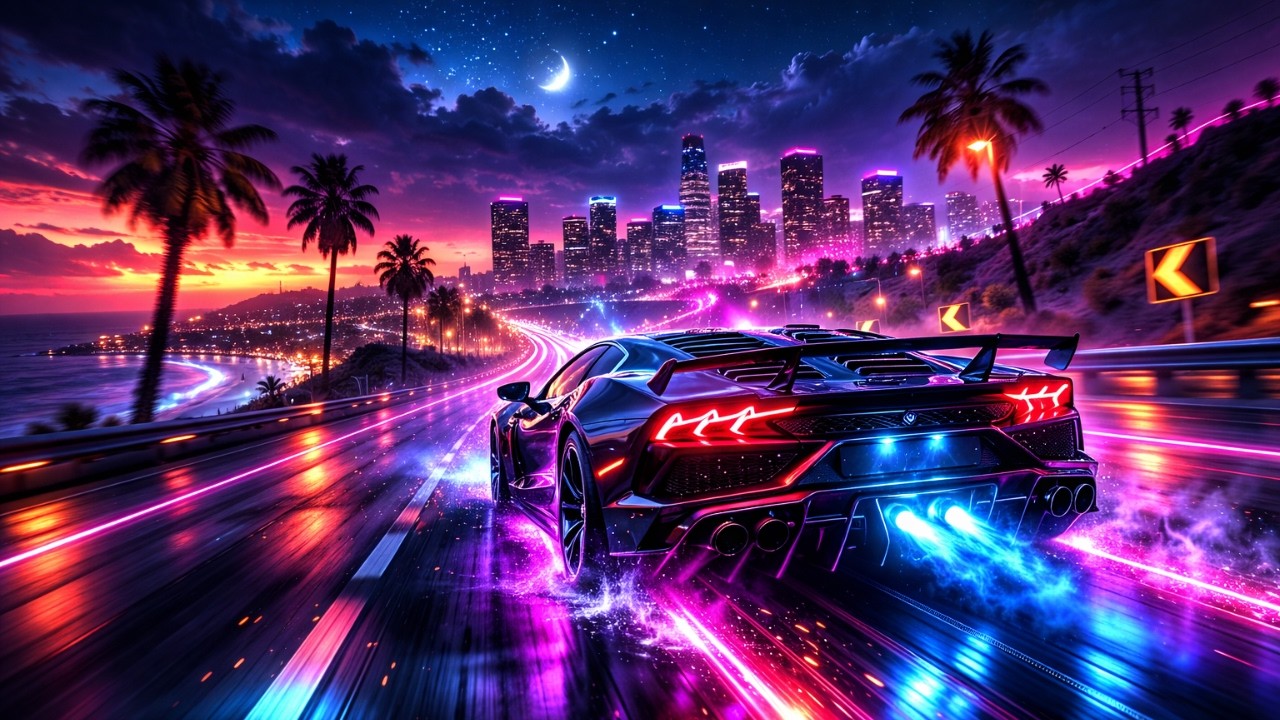 Melodic Night Drive 🌃 Progressive Trance Instrumental (On Repeat)