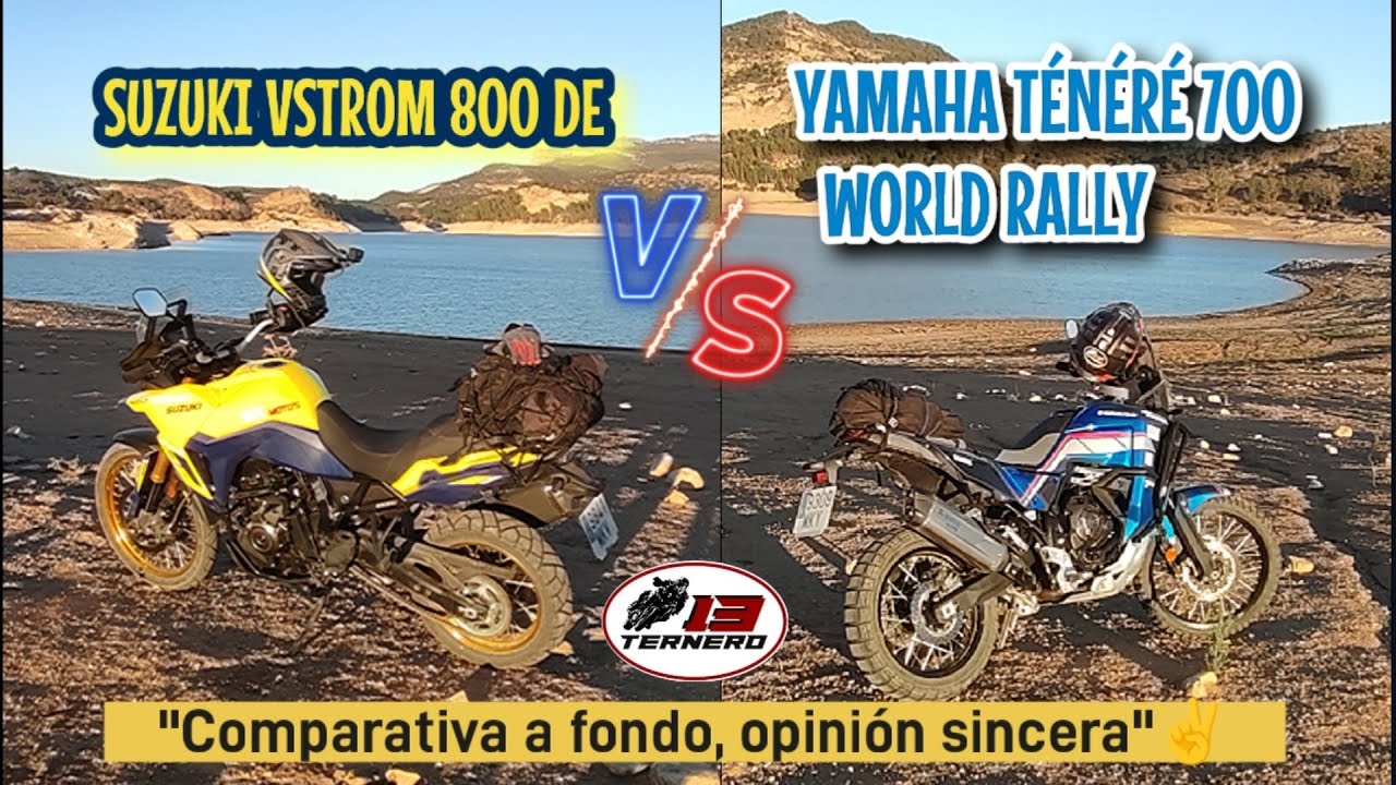 💥SUZUKI V-STROM 800 DE VS YAMAHA TÉNÉRÉ 700 WORLD RALLY, 