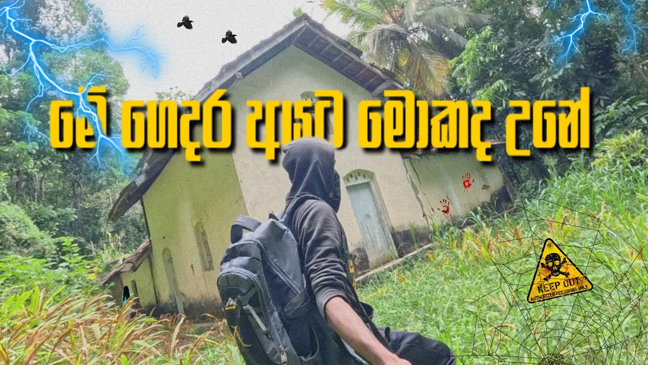 කන්දක් මුදුනෙ අතඇරල දාපු විශාල ගෙයක් 😮 | ABANDONED HOUSE IN THE MOUNTAIN | EXPLORERING OLD HOUSE